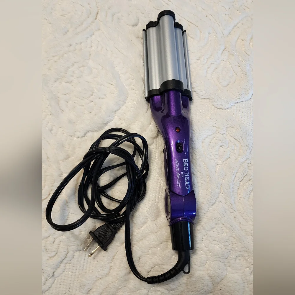 BedHead Purple Triple Barrel Waver - Purple